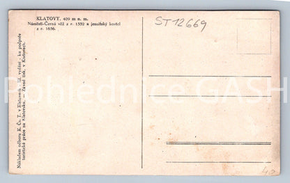 Postcard KLATOVY (ST12669)