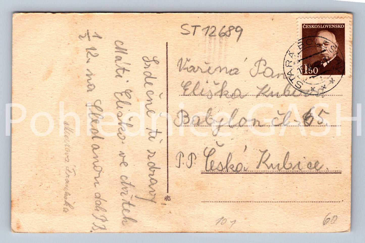 Pohlednice ST. BOLESLAV (ST12689)