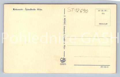 Pohlednice KRKONOŠE - ŠPINDLERŮV MLÝN (ST12690)