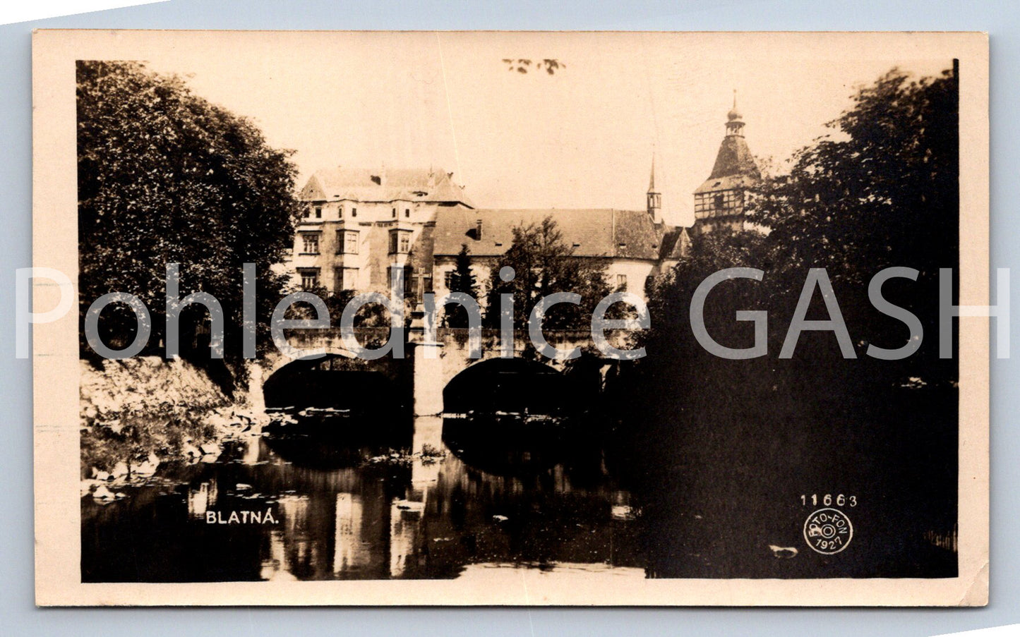 Pohlednice BLATÁ (ST12701)