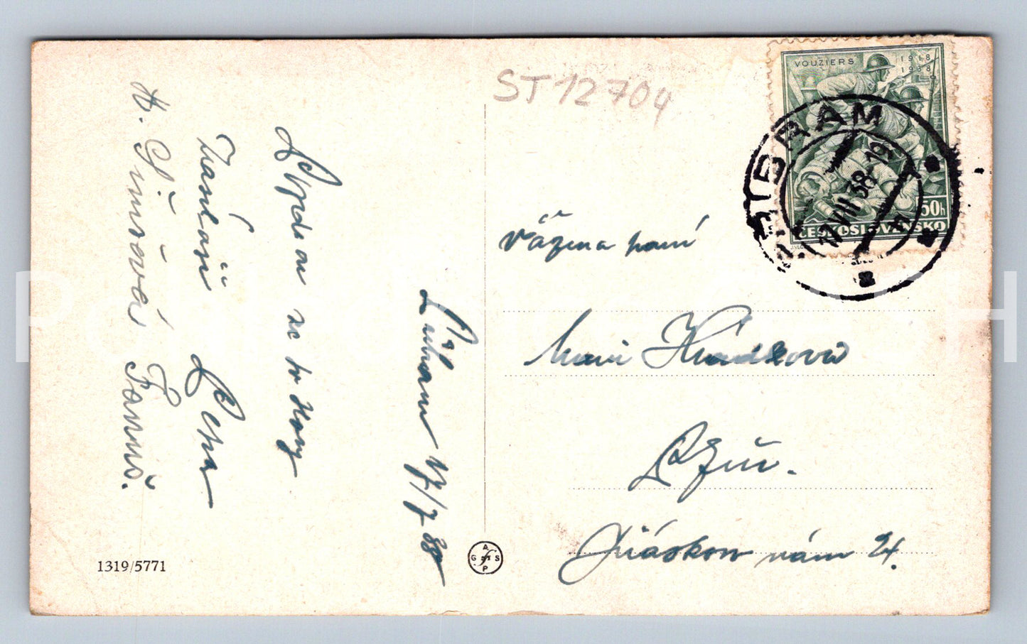 Pohlednice HLAVNÍ OLTÁŘ NA SV HOŘE (ST12704)