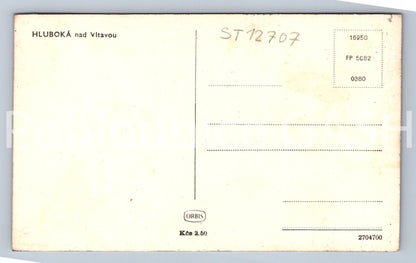 Pohlednice HLUBOKÁ NAD VLTAVOU (ST12707)