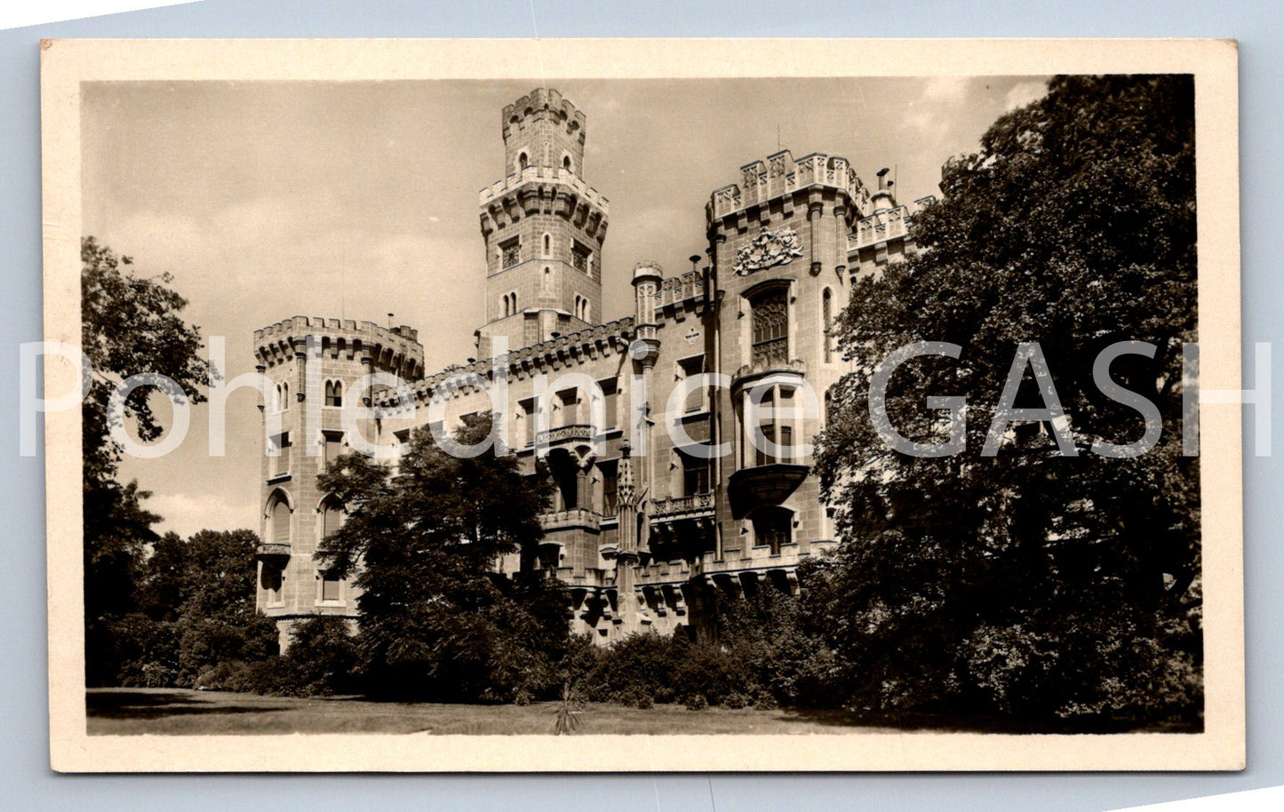 Pohlednice HLUBOKÁ NAD VLTAVOU (ST12707)