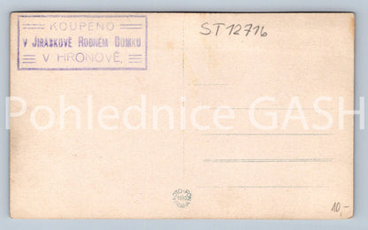 Pohlednice HRONOV - JIRÁSKŮV RODNÝ DOMEK (ST12716)