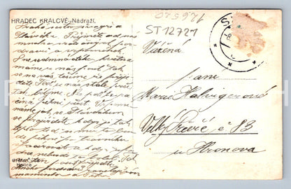 Pohlednice HRADEC KRÁLOVÉ - NÁDRAŽÍ (ST12721)