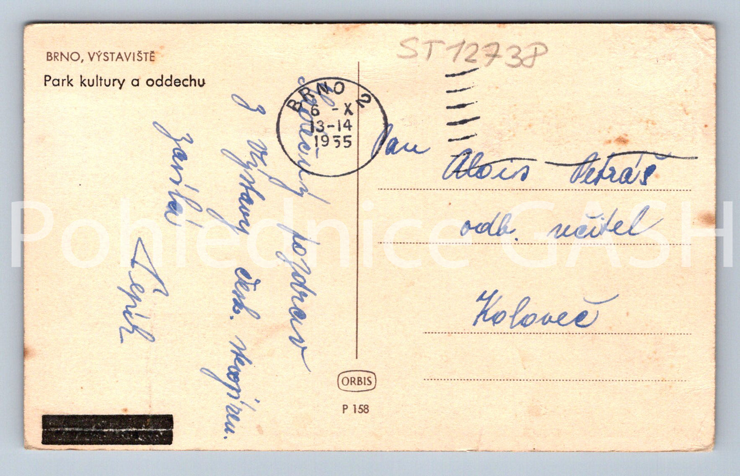 Pohlednice BRNO (ST12738)