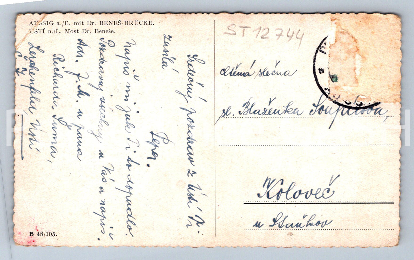 Pohlednice ÚSTÍ NAD LABEM (ST12744)