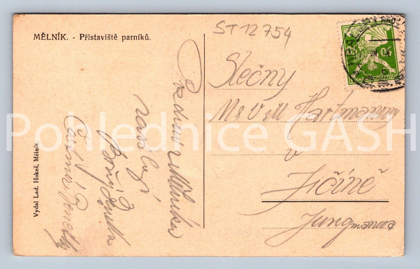 Pohlednice MĚLNÍK (ST12754)