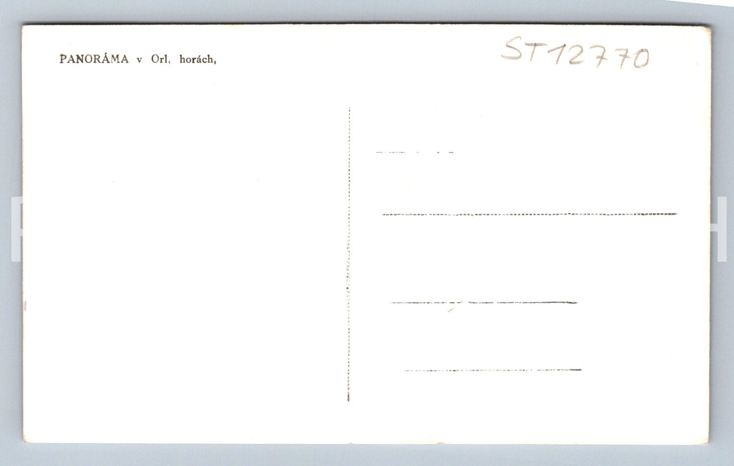 Postcard ORLICKÉ MOUNTAINS (ST12770)