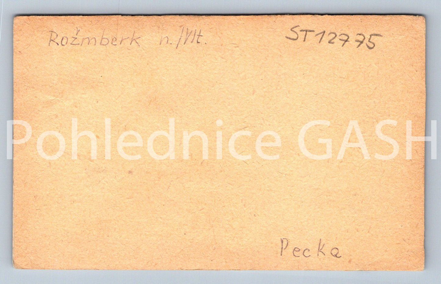 Postcard ROŽUMBERK NAD VLTAVOU (ST12775)