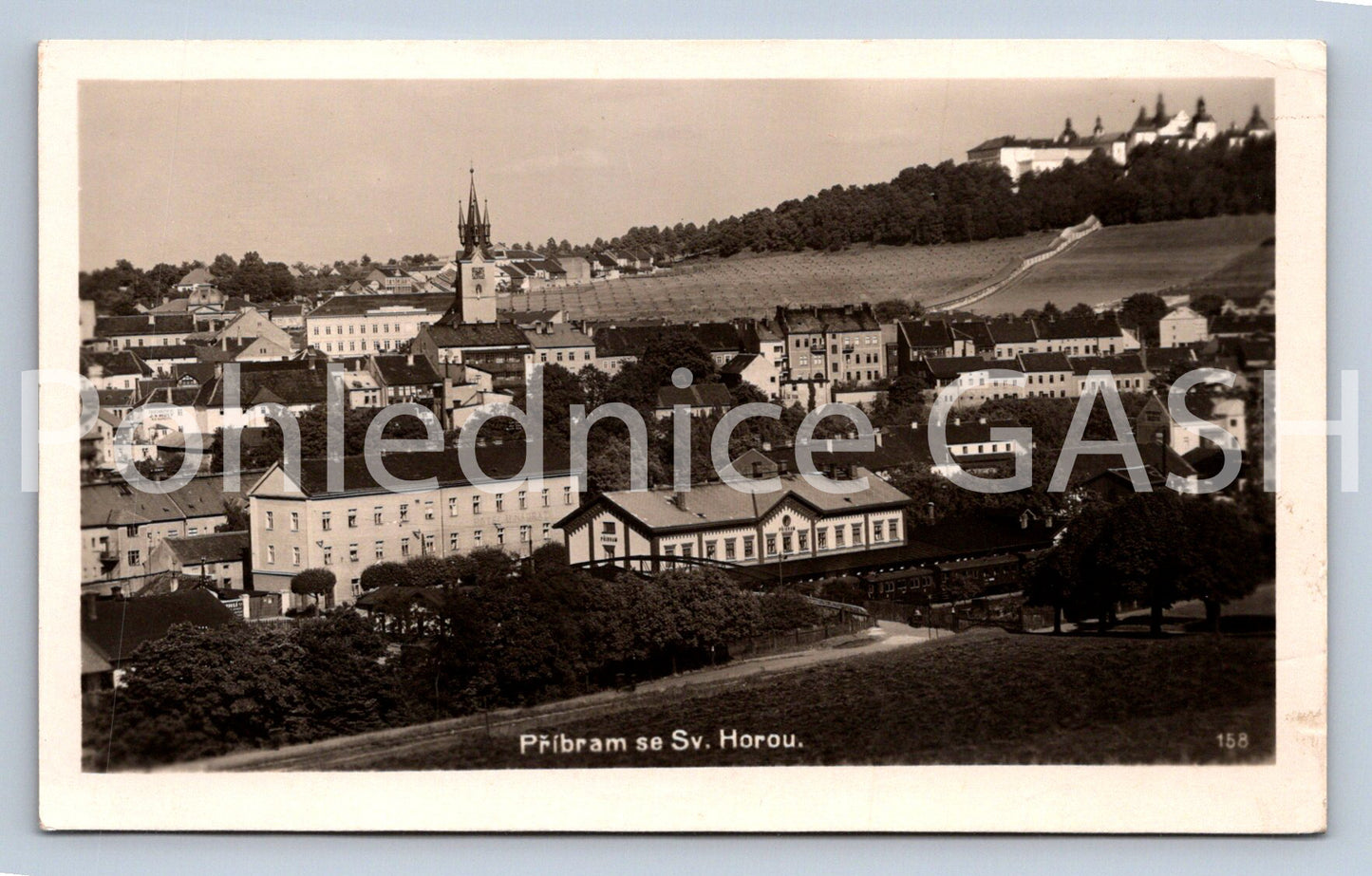 Pohlednice PŘÍBRAM SE SVATOU HOROU (ST12782)