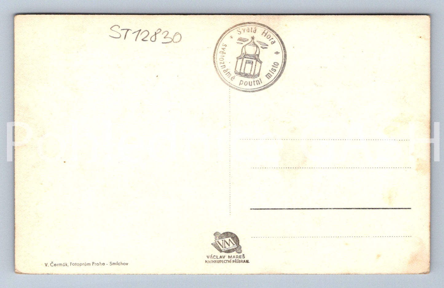 Pohlednice SVATÁ HORA U PŘÍBRAMI (ST12830)