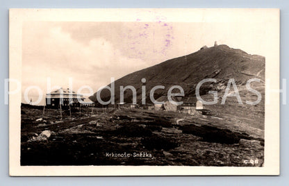 Pohlednice KRKONOŠE SNĚŽKA (ST12834)