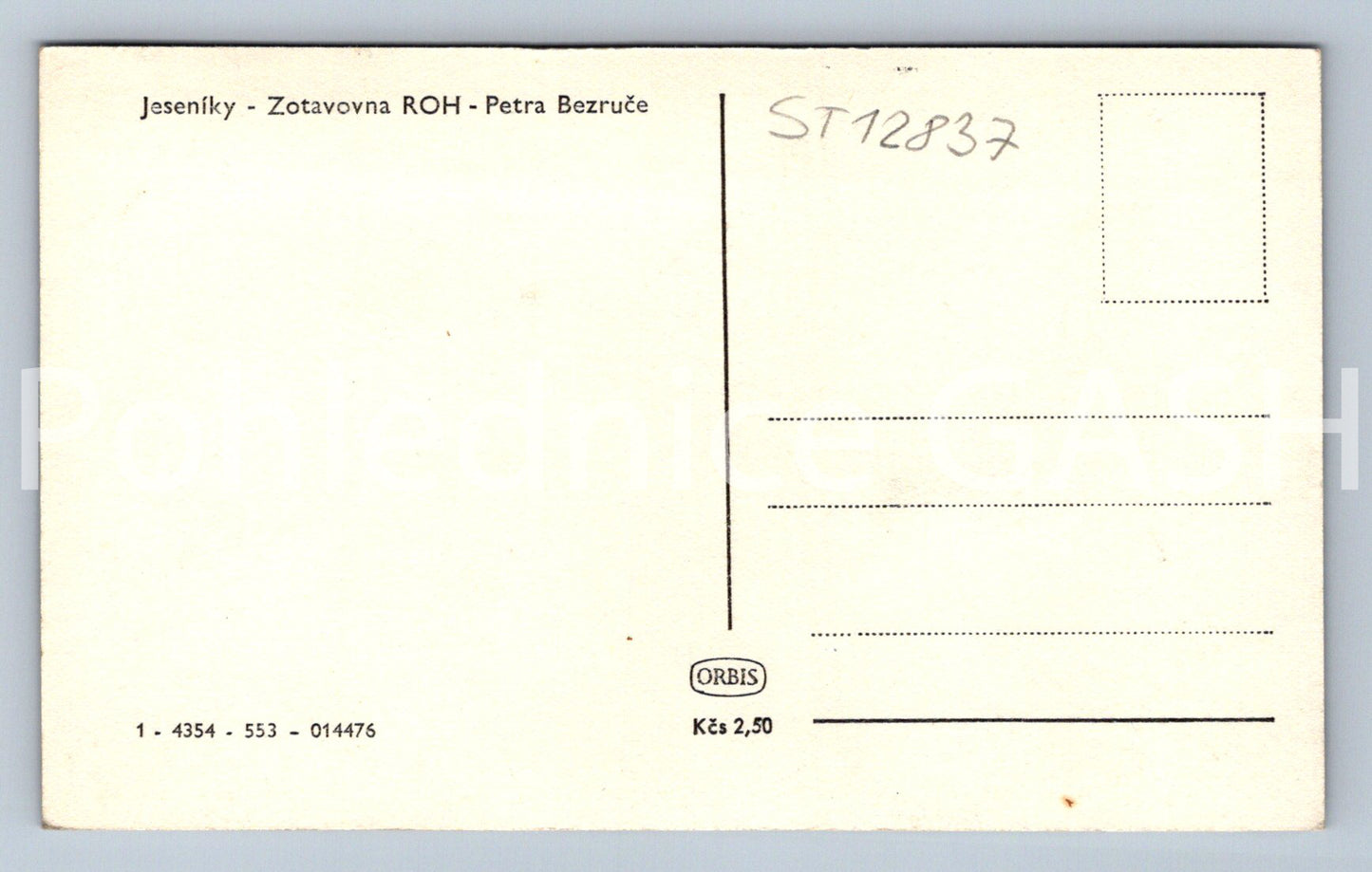Postcard JESENÍKY (ST12837)
