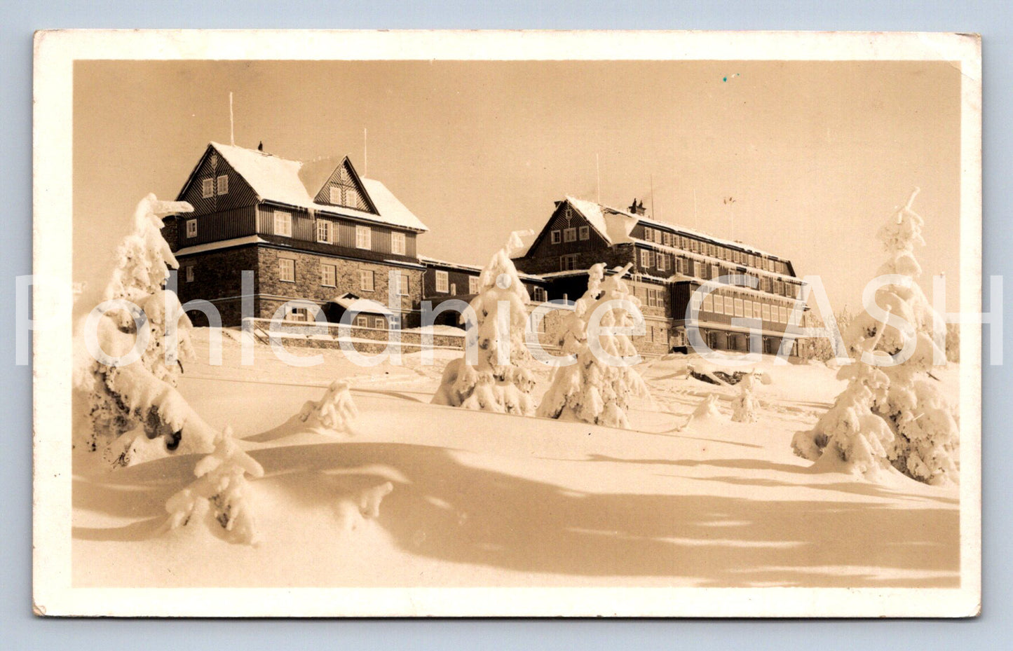 Postcard KRKONOSE - HOTEL ČERNÝ ON ČERNÉ HORA (ST12841)