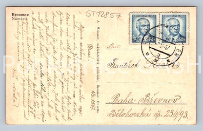 Pohlednice BROUNOV NÁMĚSTÍ (ST12857)