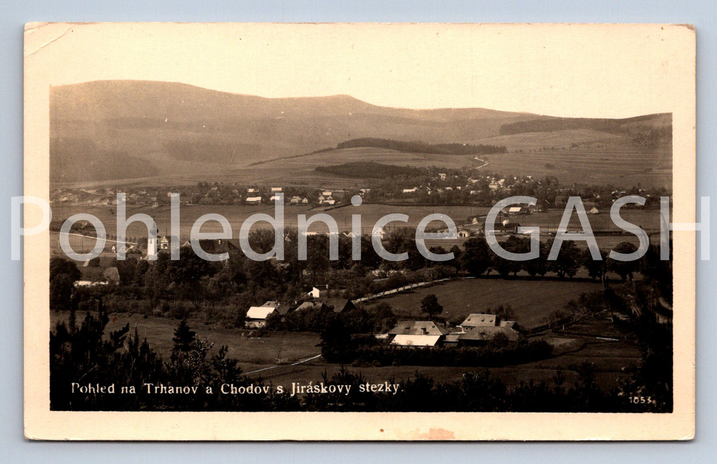 Pohlednice TRAHOV A CHODOV S JIRÁSKOVY STEZKY (ST12868)