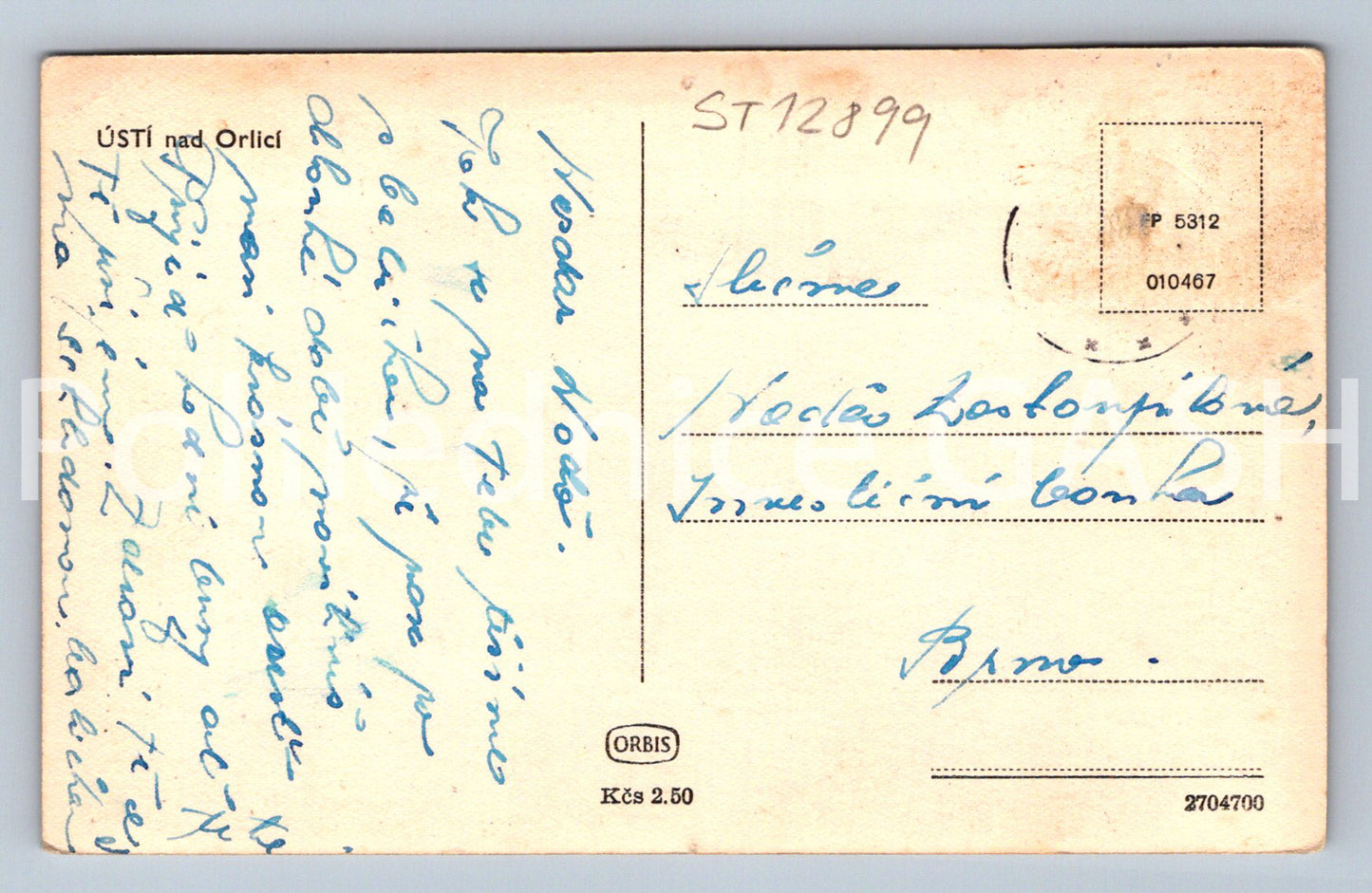 Pohlednice ÚSTÍ NAD LABEM (ST12899)