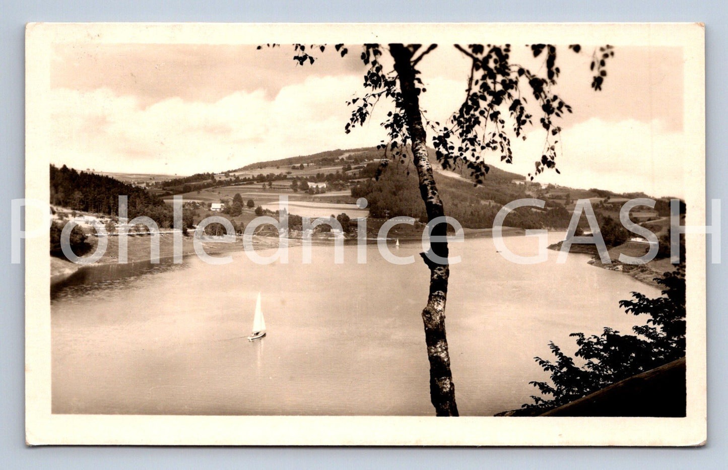 Pohlednice PŘEHRADA NA BYSTŘIČCE (ST12901)