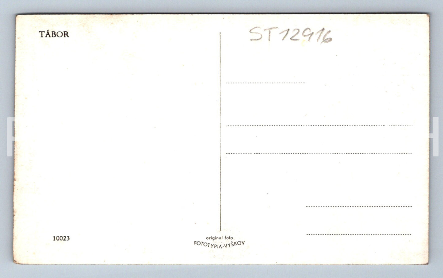 Postcard TÁBOR (ST12916)