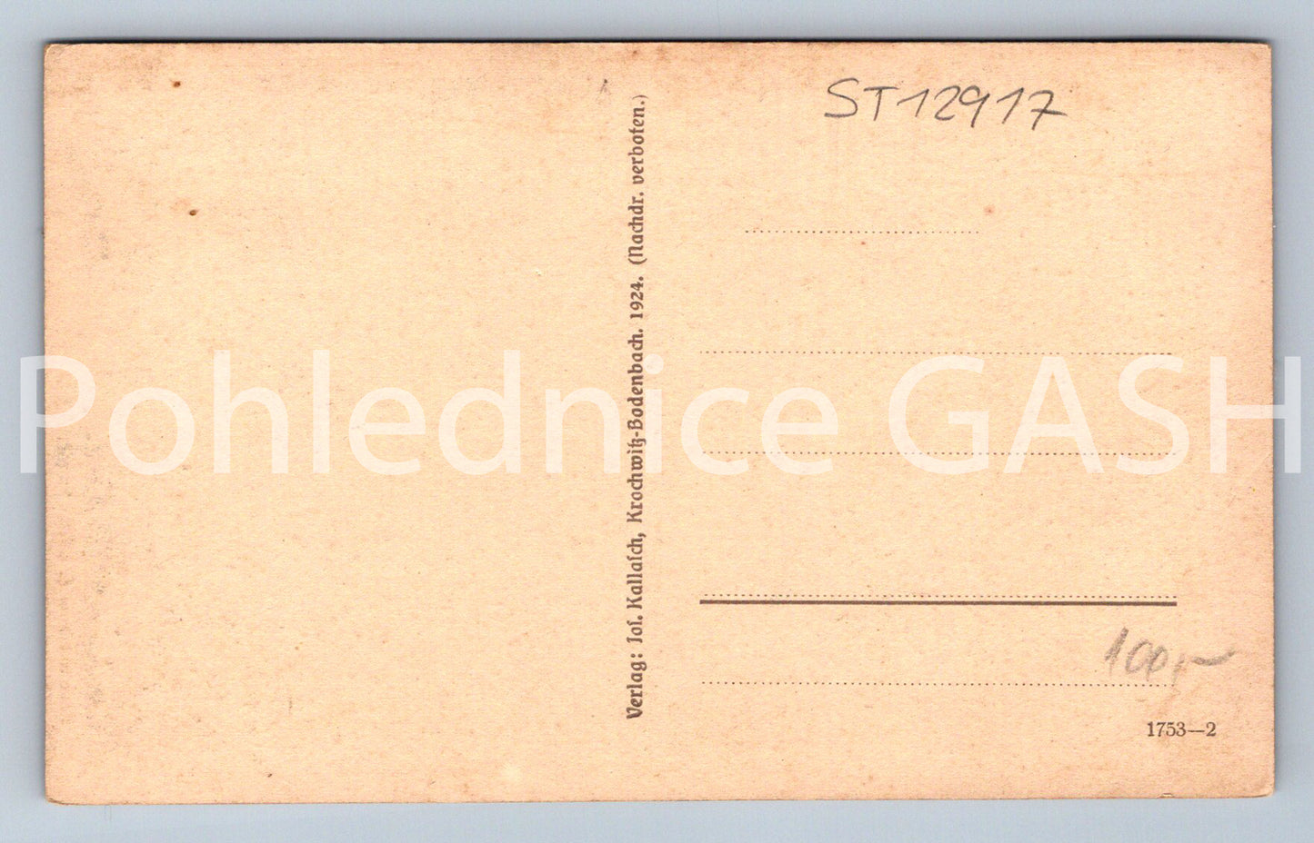 Postcard BIDENBACH AD ELBE (ST12917)