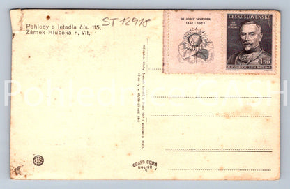 Postcard HLUBOKA NAD VLTAVOU CASTLE (ST12918)