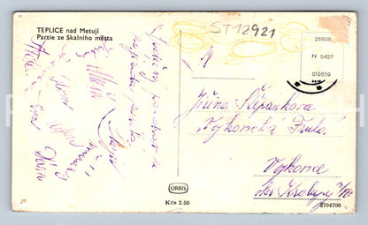 Postcard TEPLICE NAD METUJÍ (ST12921)
