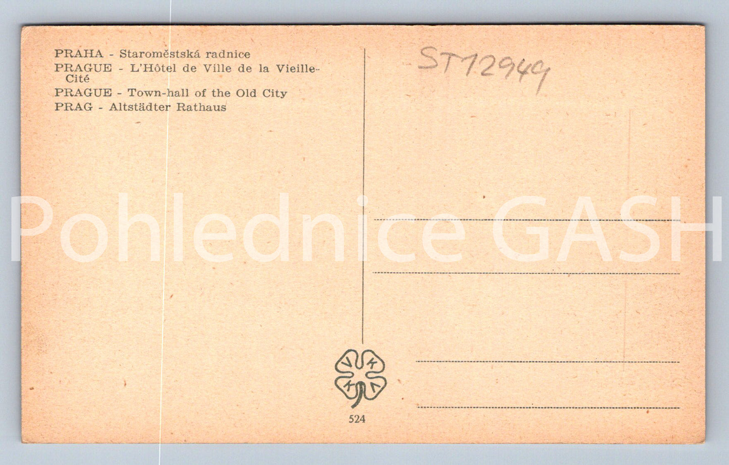 Pohlednice PRAHA (ST12949)