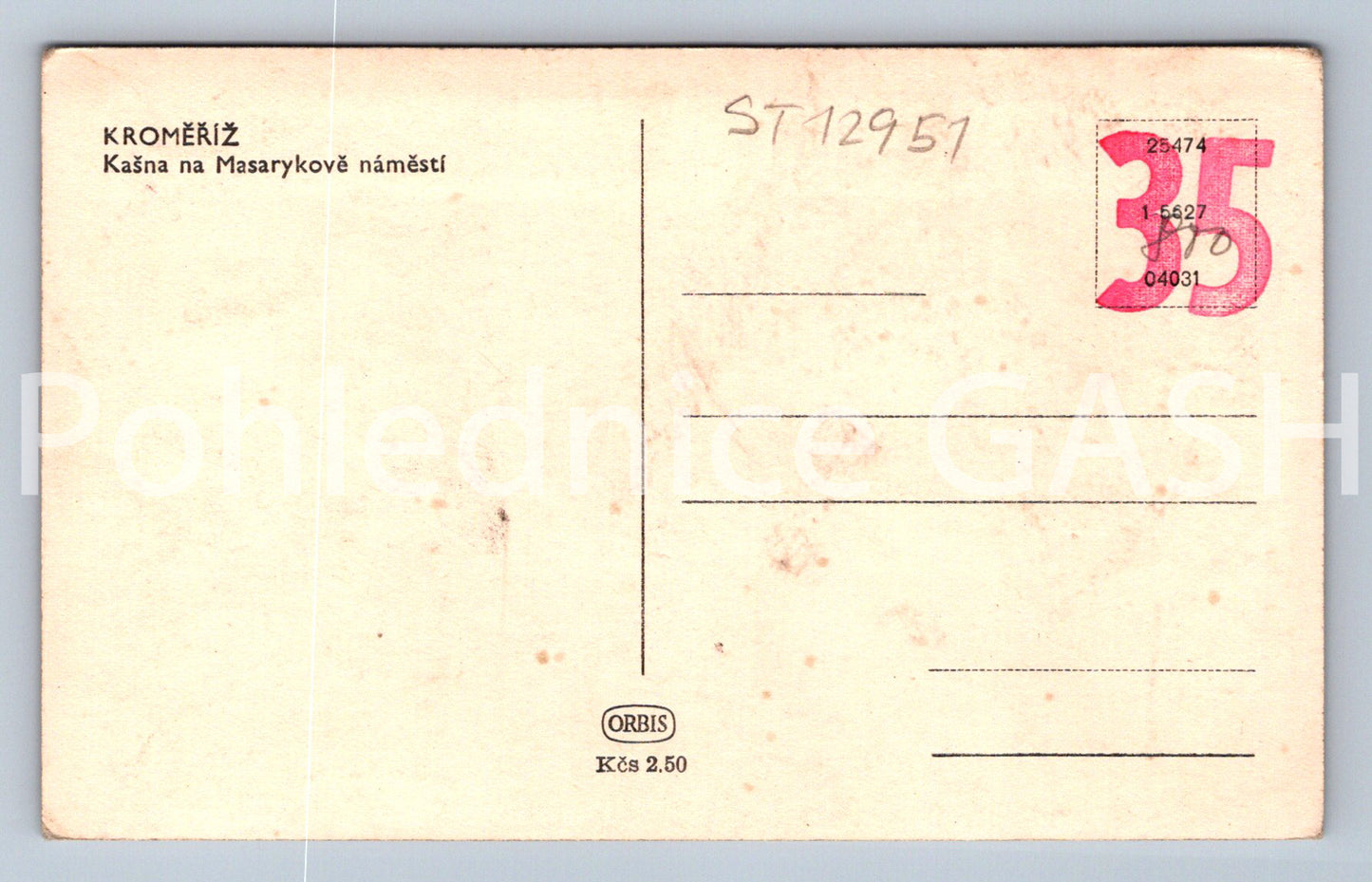 Postcard KROMĚŘÍŽ (ST12951)