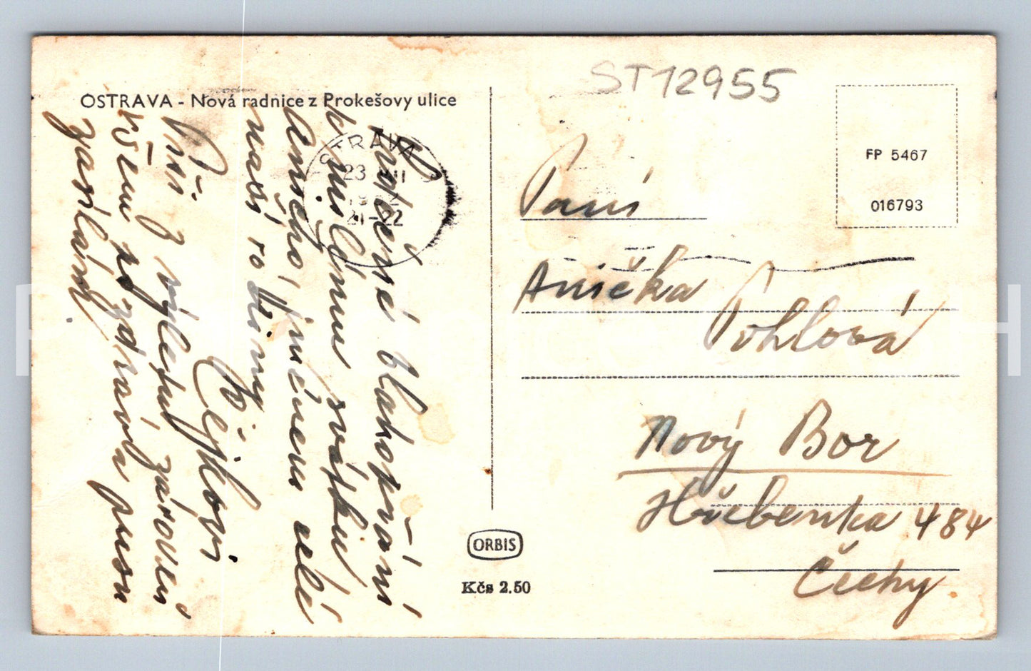 Postcard OSTRAVA (ST12955)