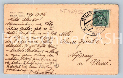 Postcard BÍLINA - CASTLE (ST12956)