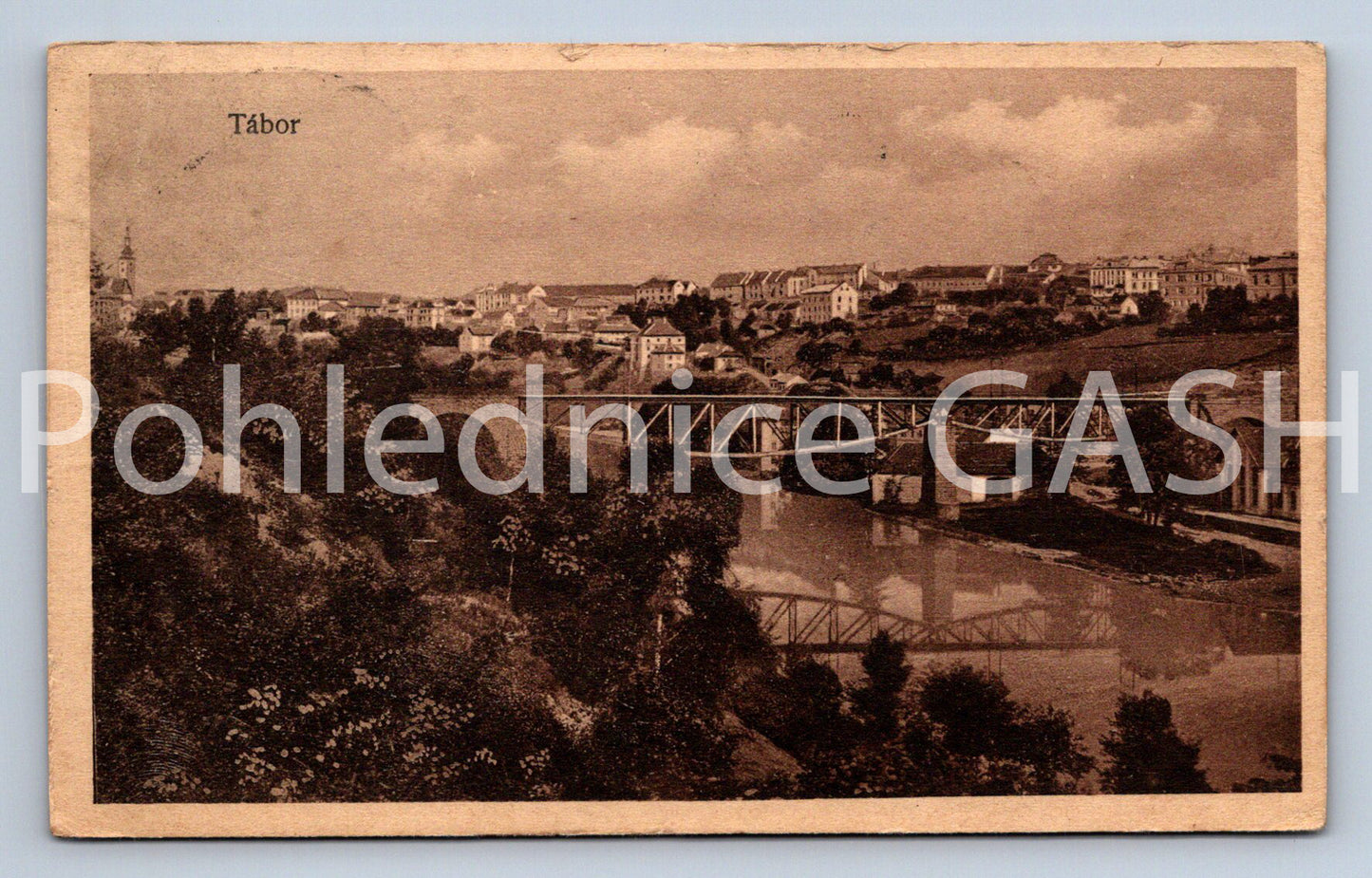 Postcard TÁBOR (ST12958)