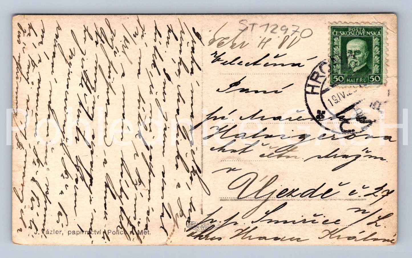 Pohlednice OSTAŠ (ST12970)