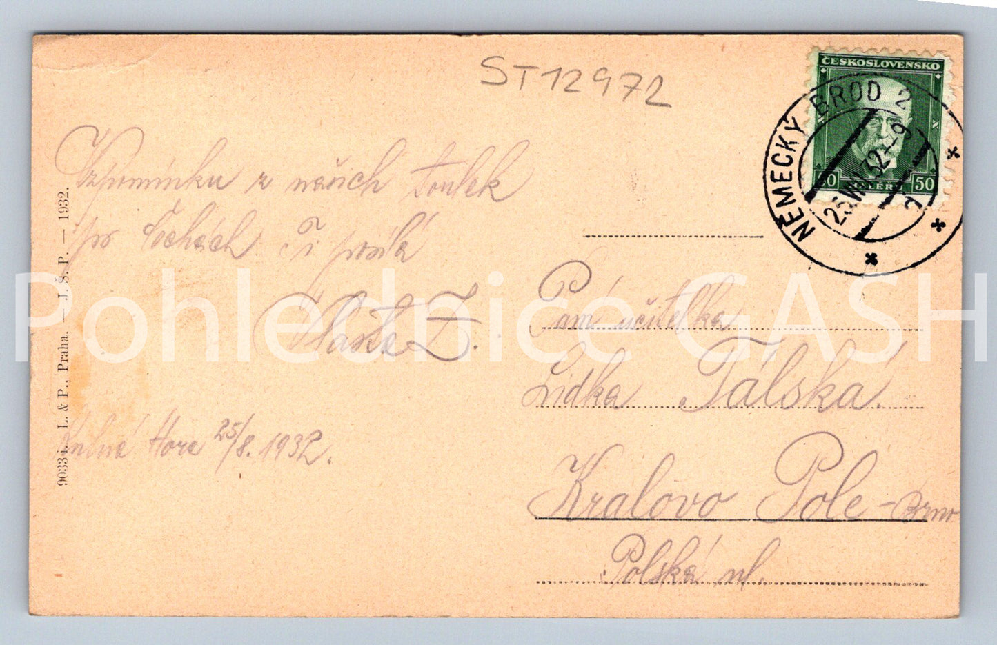 Pohlednice KUTNÁ HORA (ST12972)