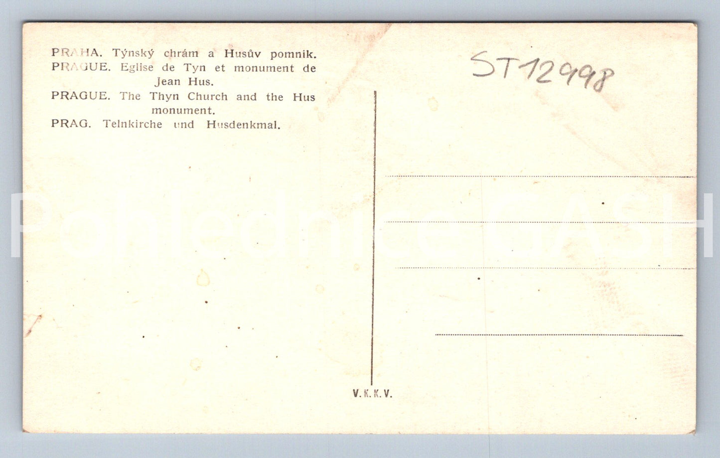 Postcard PRAGUE (ST12998)