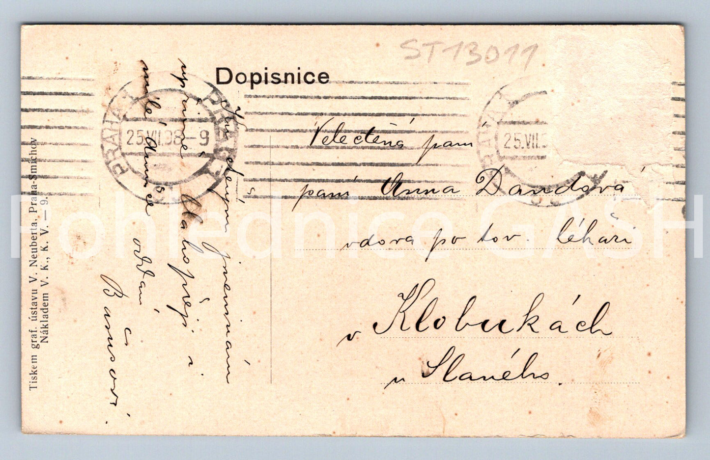 Pohlednice PRAHA (ST13011)