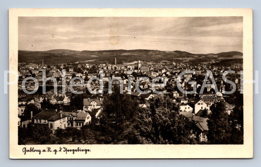 Pohlednice GABLONZ A. N. GEGEN DAS ISERGEBIRGE (ST13013)