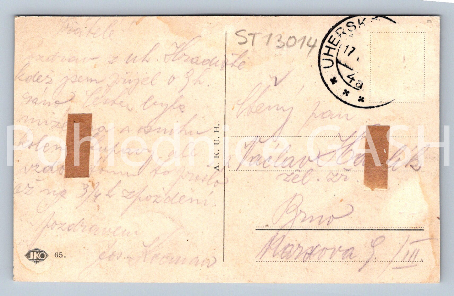 Pohlednice UHERSKÉ HRADIŠTĚ (ST13014)