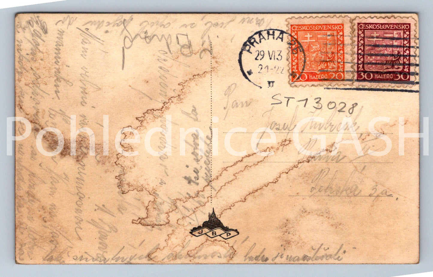 Postcard PRAGUE (ST13028)