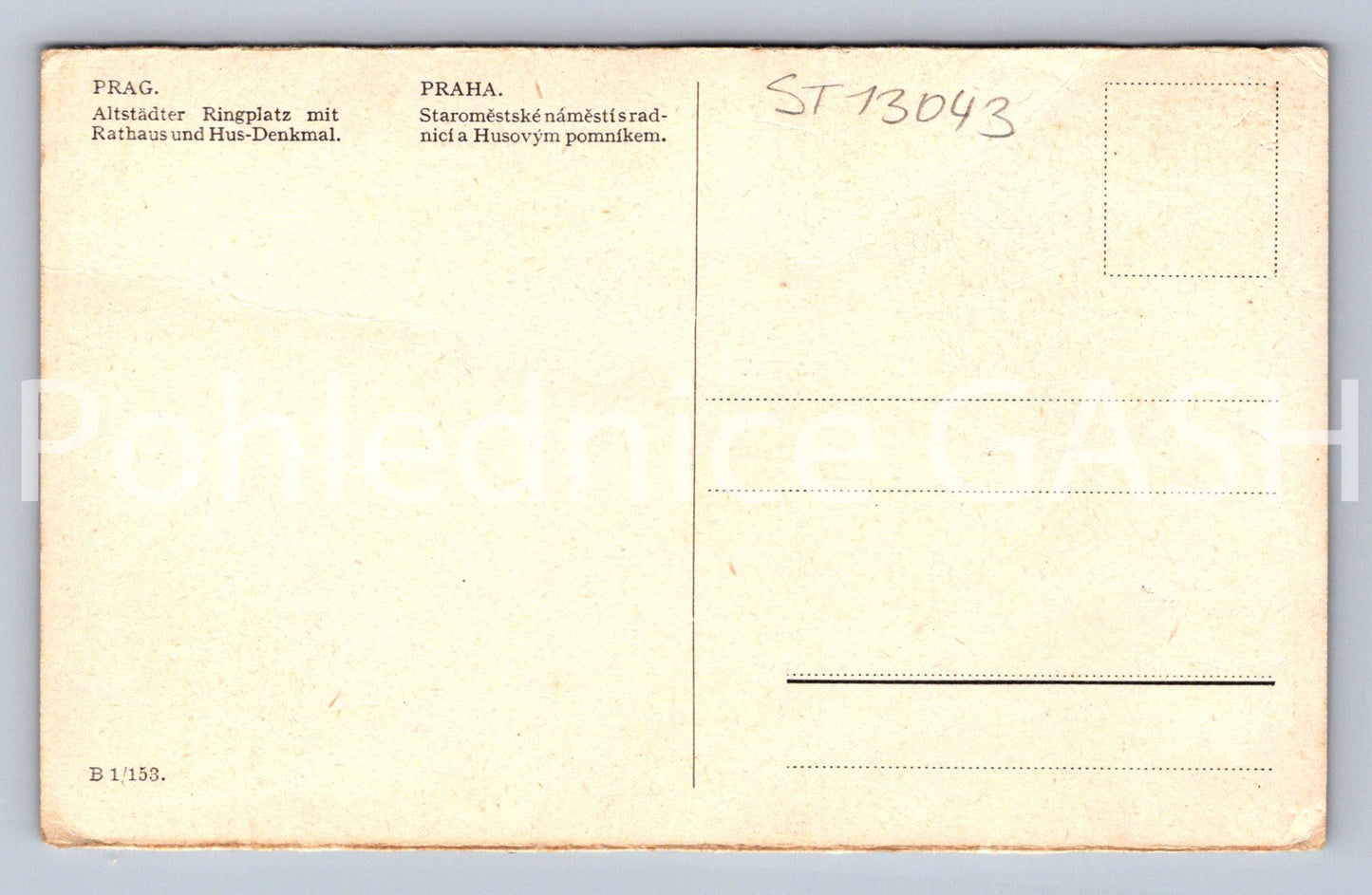 Pohlednice PRAHA (ST13043)