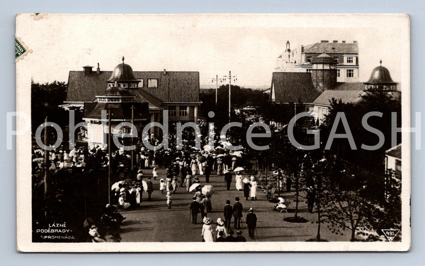 Postcard LÁZNĚ PODEBRADY (ST13051)