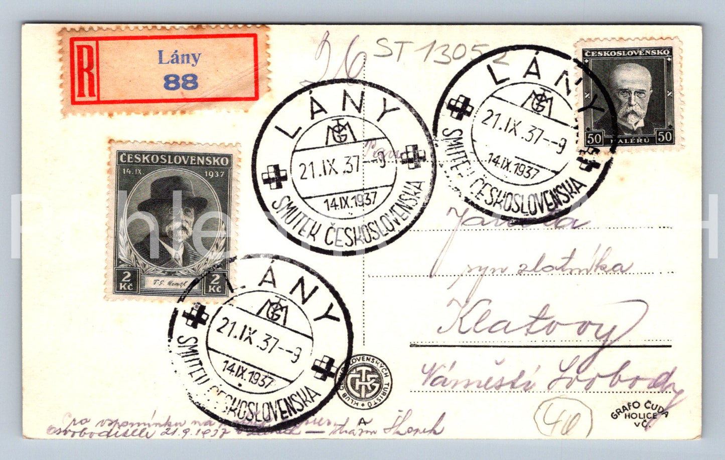 Pohlednice ZÁMEK LÁNY (ST13052)