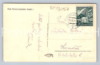 Pohlednice POD STREČNIANSKÝM HRADOM (ST13057)