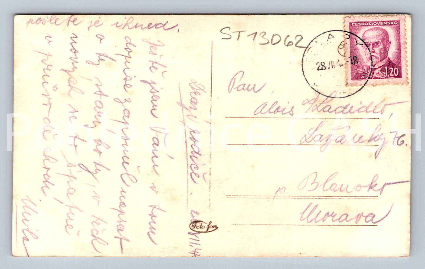 Pohlednice ŠTĚCHOVICE (ST13062)