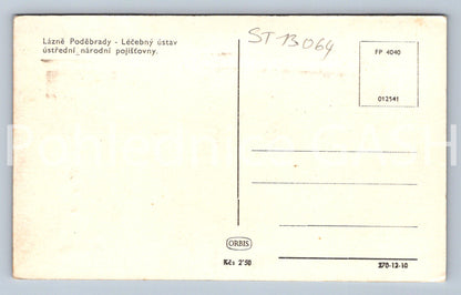 Postcard LÁZNĚ PODEBRADY (ST13064)