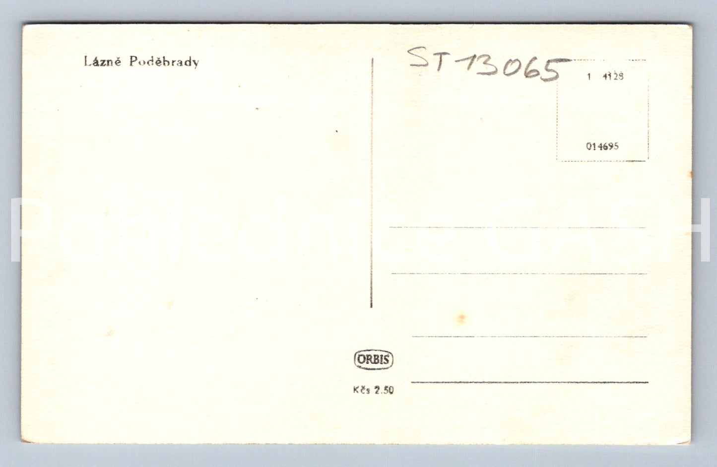 Postcard LÁZNĚ PODEBRADY (ST13065)