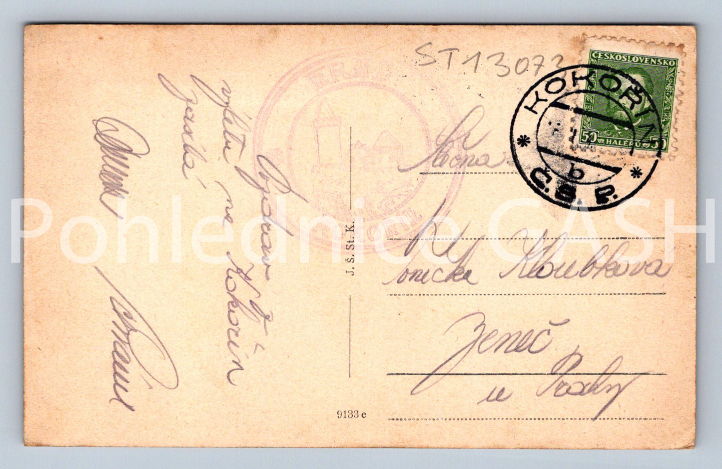 Pohlednice HRAD KOKOŘÍN (ST13073)