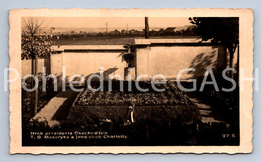 Pohlednice HROB PRESIDENTA OSVOBODITELE T.G. MASARYKA LÁNY (ST13088)