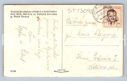 Pohlednice U DAŇKŮ A HOTEL SULOV BÍLÝ KŘÍŽ (ST13092)