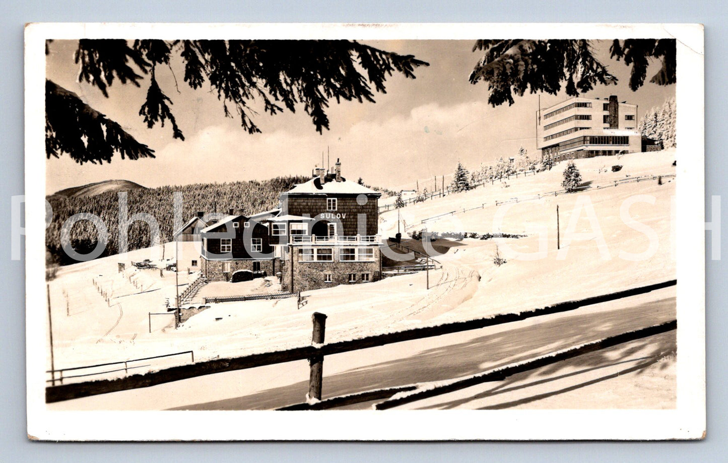 Pohlednice U DAŇKŮ A HOTEL SULOV BÍLÝ KŘÍŽ (ST13092)